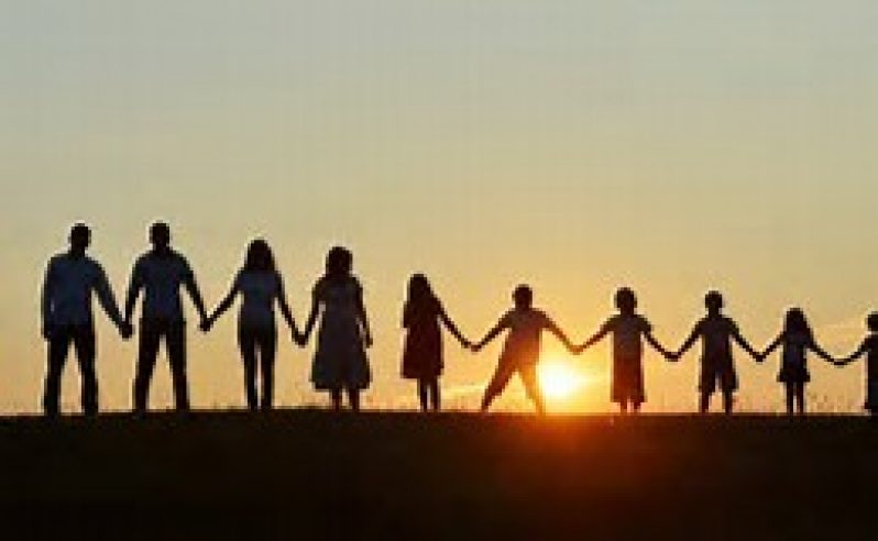 family holding hands