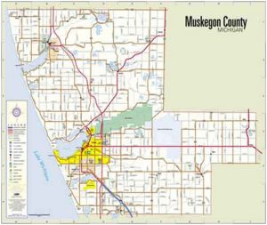 Muskegon County Map view